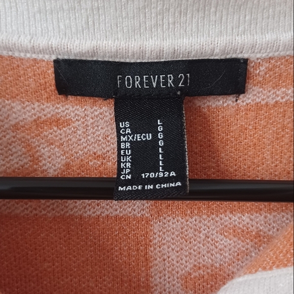 Forever 21 Checkered Cherry Collared Knitted Tee - Picture 4 of 7